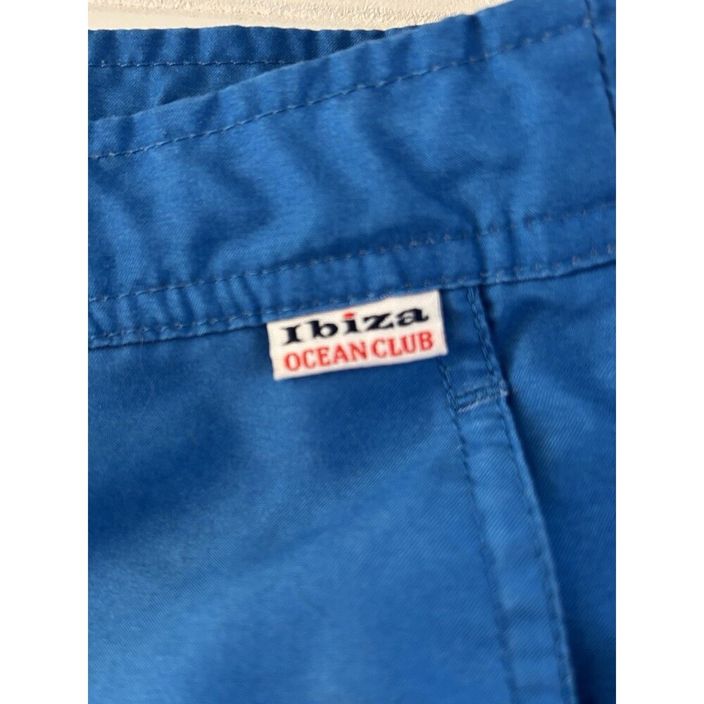 Ibiza Ocean Club Swim Shorts Mens 34 Multicolor Abstract Retro Euro Summer 6.5" - Picture 8 of 13
